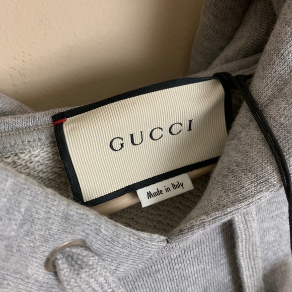 Gucci Oversized Cotton Jersey Hoodie - Picture 4 of 5